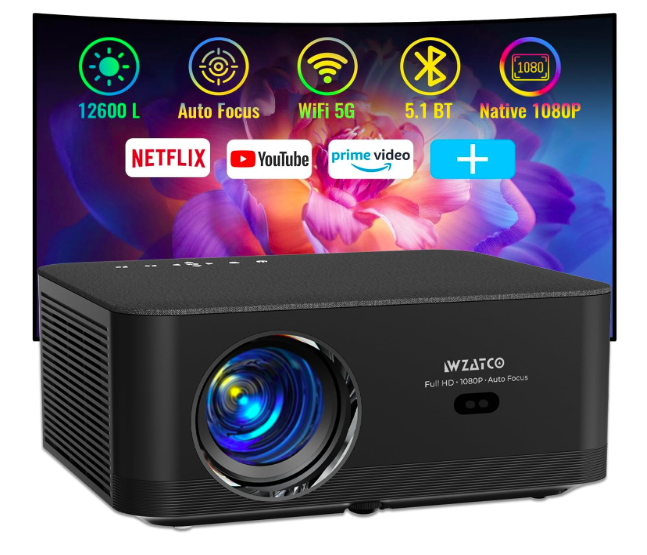 WZATCO Neo Smart Projector 4k Ultra HD